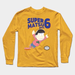 Super Matsu Bros 6 Osomatsu Long Sleeve T-Shirt